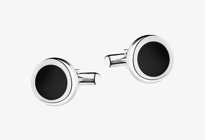 Srebrne męskie spinki