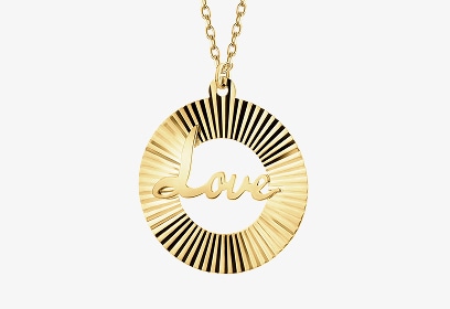Złota zawieszka z kolekcji Love Love