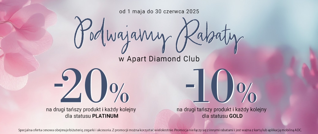 Apart Diamond Club podwajamy rabaty