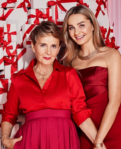 Małgorzata Socha z mamą