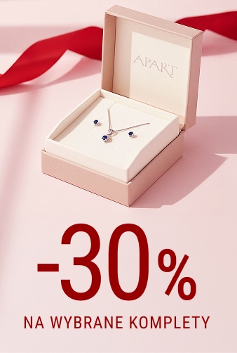 komplet biżuterii srebrnej w pudełku