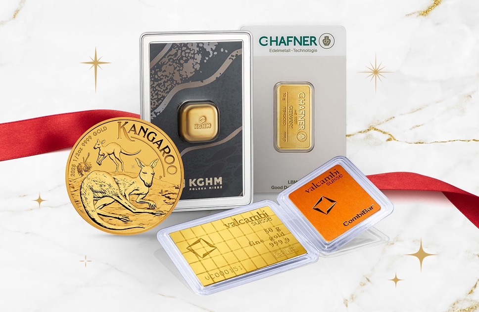 Złote sztabki i monety - Mennica Apart