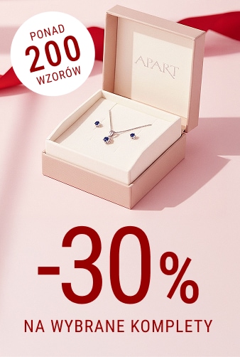 komplet biżuterii srebrnej w pudełku