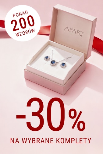 komplet biżuterii srebrnej w pudełku