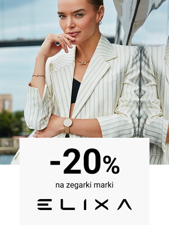 Zosia Nowak prezentująca zegarek marki Elixa