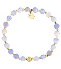 Gold-plated brass bracelet with jadeites