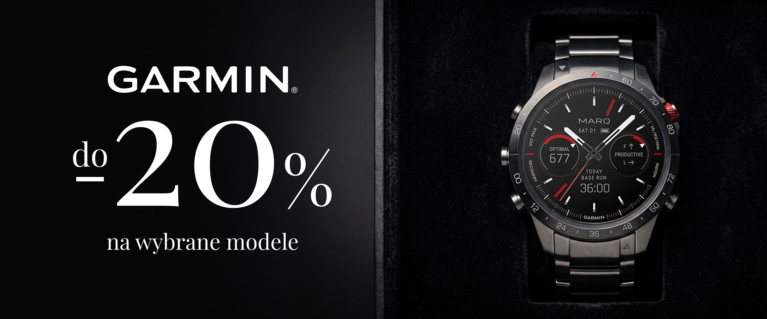 Smartwatch Garmin MARQ z czarną stalową bransoletą