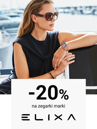 Zosia Nowak prezentująca smartwatch marki Elixa