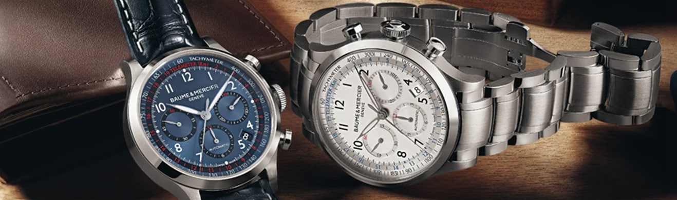 Dwa zegarki marki BAUME & MERCIER