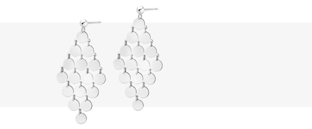 Kolczyki srebrne - koła