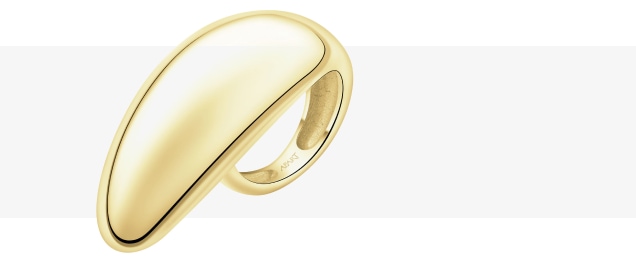 Duży złoty pierścionek