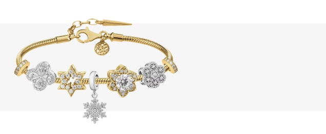 Bransoletka ze świątecznymi zawieszkami Beads