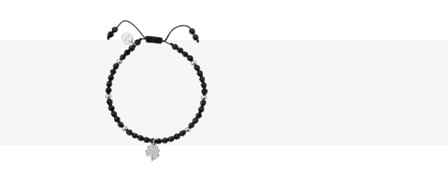 Bransoletka z mosiądzu rodowana z agatami