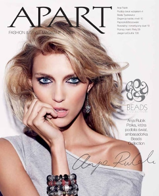 Magazyn Apart - na okładce Anja Rubik