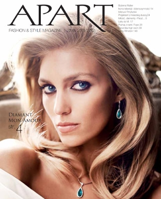 Magazyn Apart - na okładce Anja Rubik