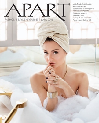 Magazyn Apart - na okładce Małgosia Socha - Klasyka w śmiałej interpretacji
