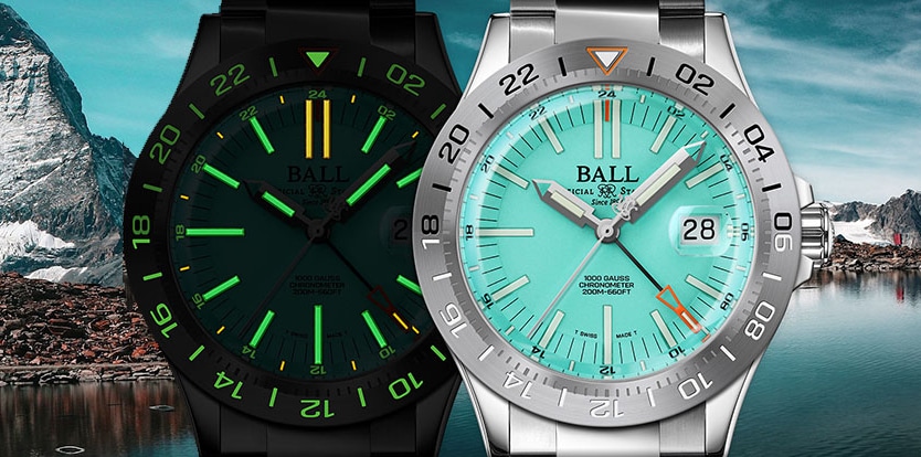 Dwa zegarki marki Ball