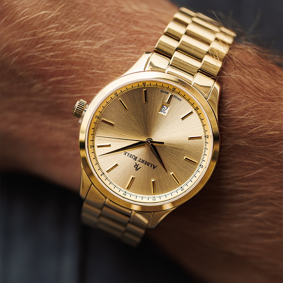 Zegarek marki Albert Riele z bransoletą ze stali nierdzewnej