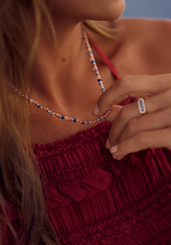 naszyjnik z koralikami