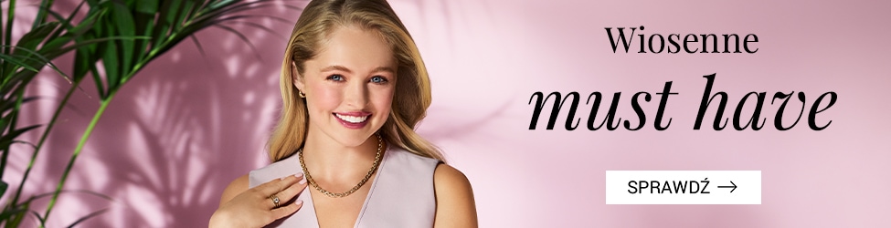 Julia Tychoniewicz prezentująca biżuterię Apart