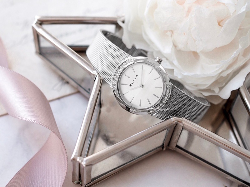 srebrny zegarek Elixa E059-L178
