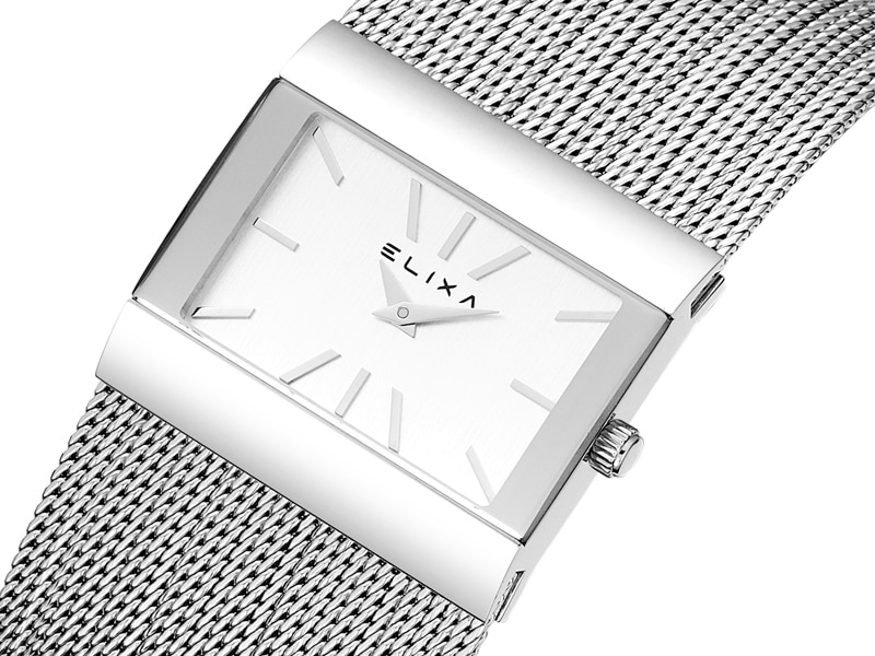 srebrny zegarek E074-L264