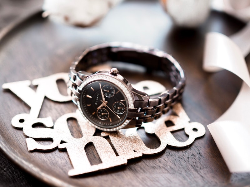 brązowy zegarek E053-L313