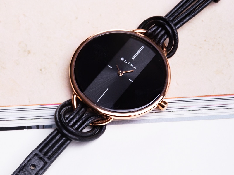 czarny zegarek E096-L371-K1