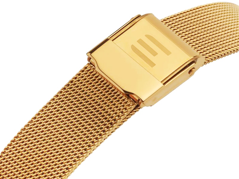stalowa bransoleta w złotym kolorze zegarka E106-L425