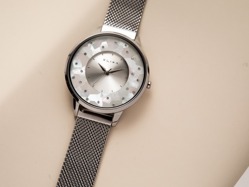 srebrny zegarek E117-L473