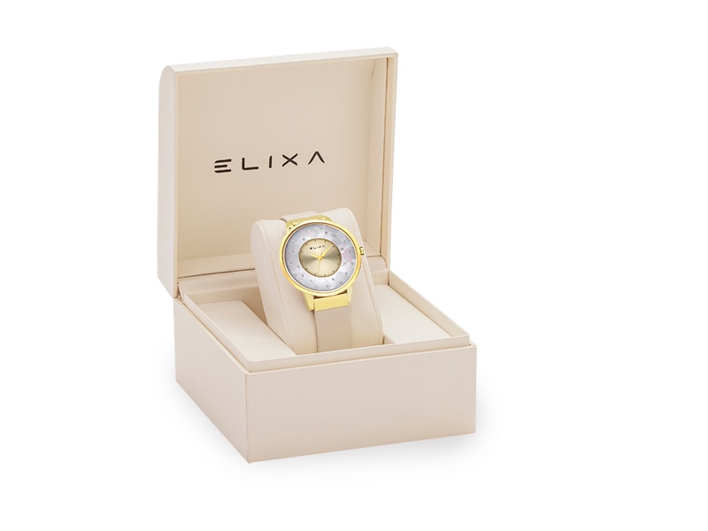 złoty zegarek E117-L474 w pudełku