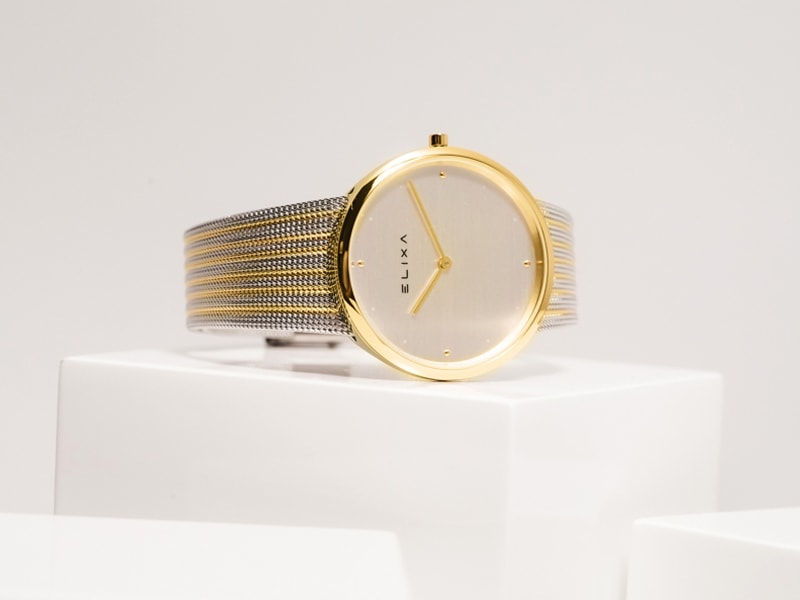złoty zegarek E122-L498