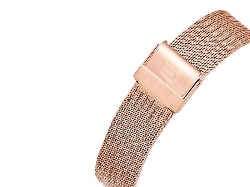 bransoleta pozłacana w kolorze różowego złota zegarka E122-L501