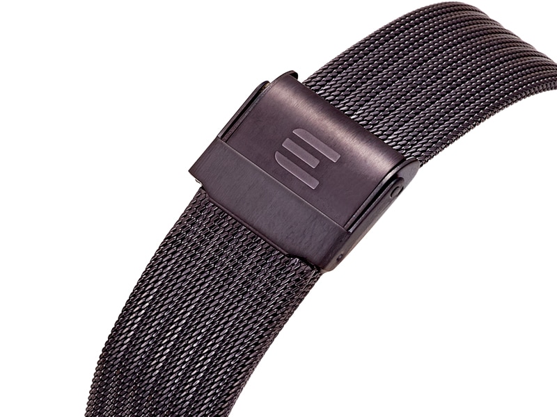 stalowa bransoleta w kolorze brązowym zegarka E122-L502