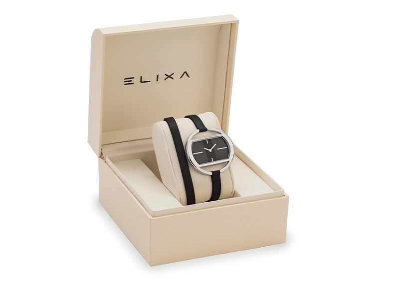 czarny zegarek E125-L514 w pudełku