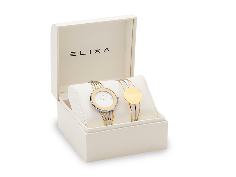 złoty zegarek E126-L521-K1 w pudełku