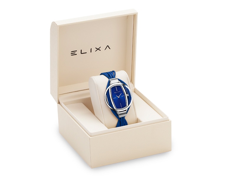 niebieski zegarek E134-L569 w pudełku