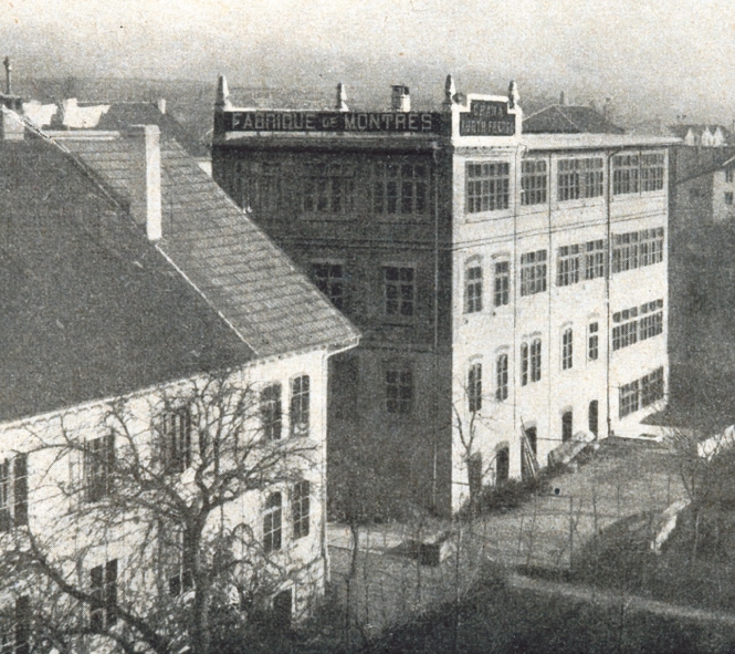 Budynek pierwszej fabryki Certina