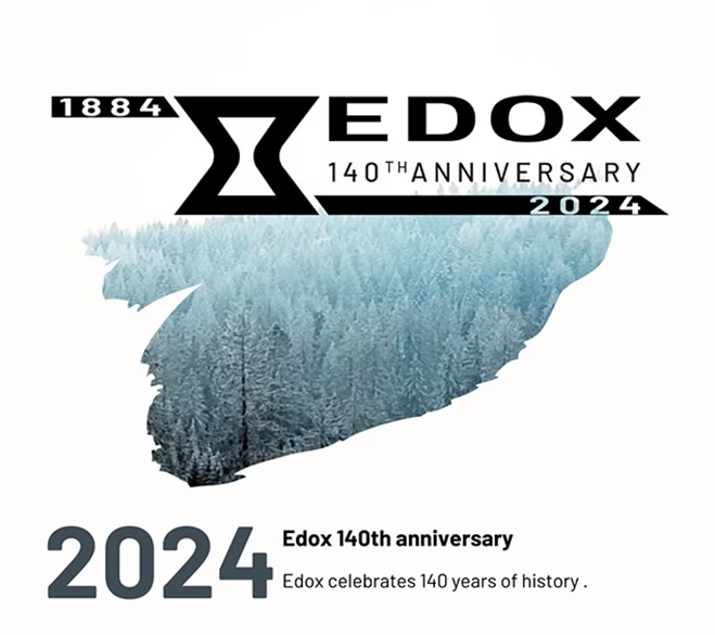 Logo Edox 140rocznica