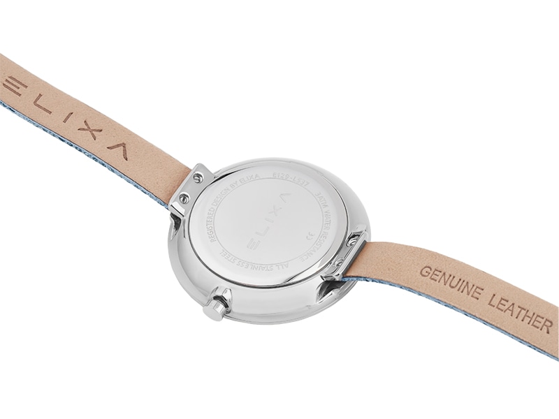 dekiel srebrnego zegarka E129-L537