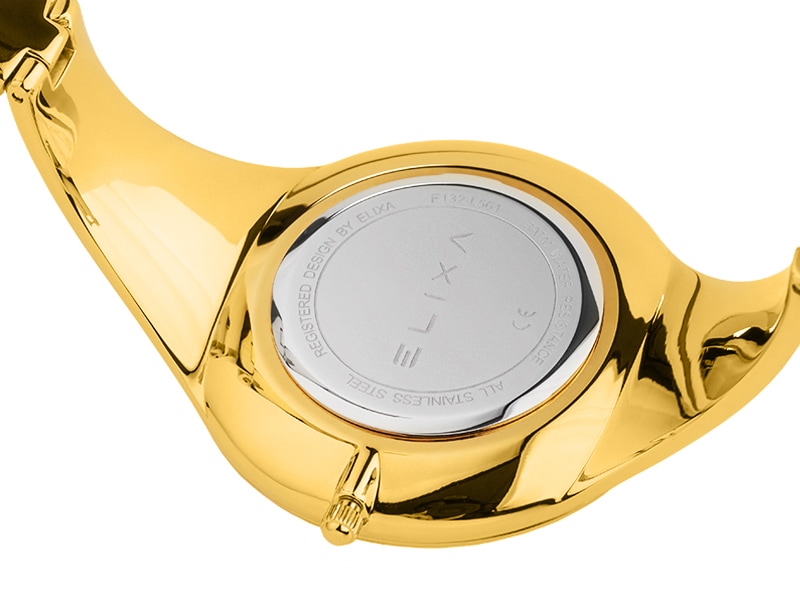 dekiel złotego zegarka E132-L561