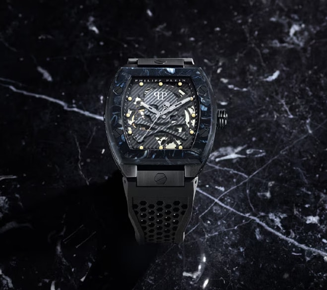 Philipp Plein zegarek w odcieniu ciemnej stali
