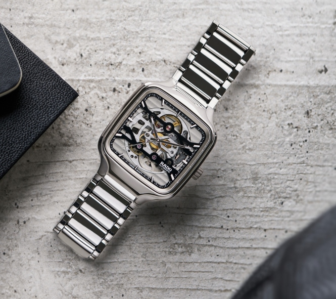 Srebrny zegarek Rado