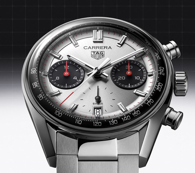 Zegarek marki Tag Heuer z kolekcji Carrera - bransoleta ze stali szlachetnej