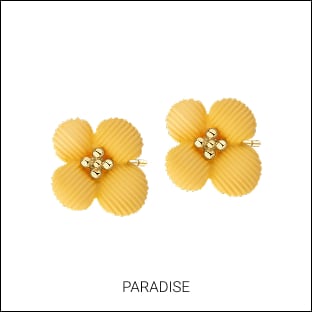 flower earrings from the paradise collection