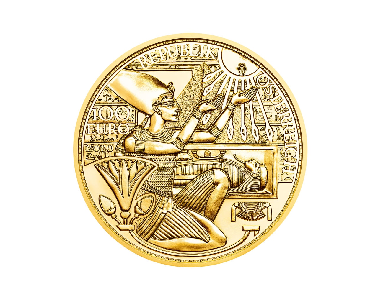 Złota moneta The Magic Of Gold - Złoto Faraonów 1/2oz - Proof