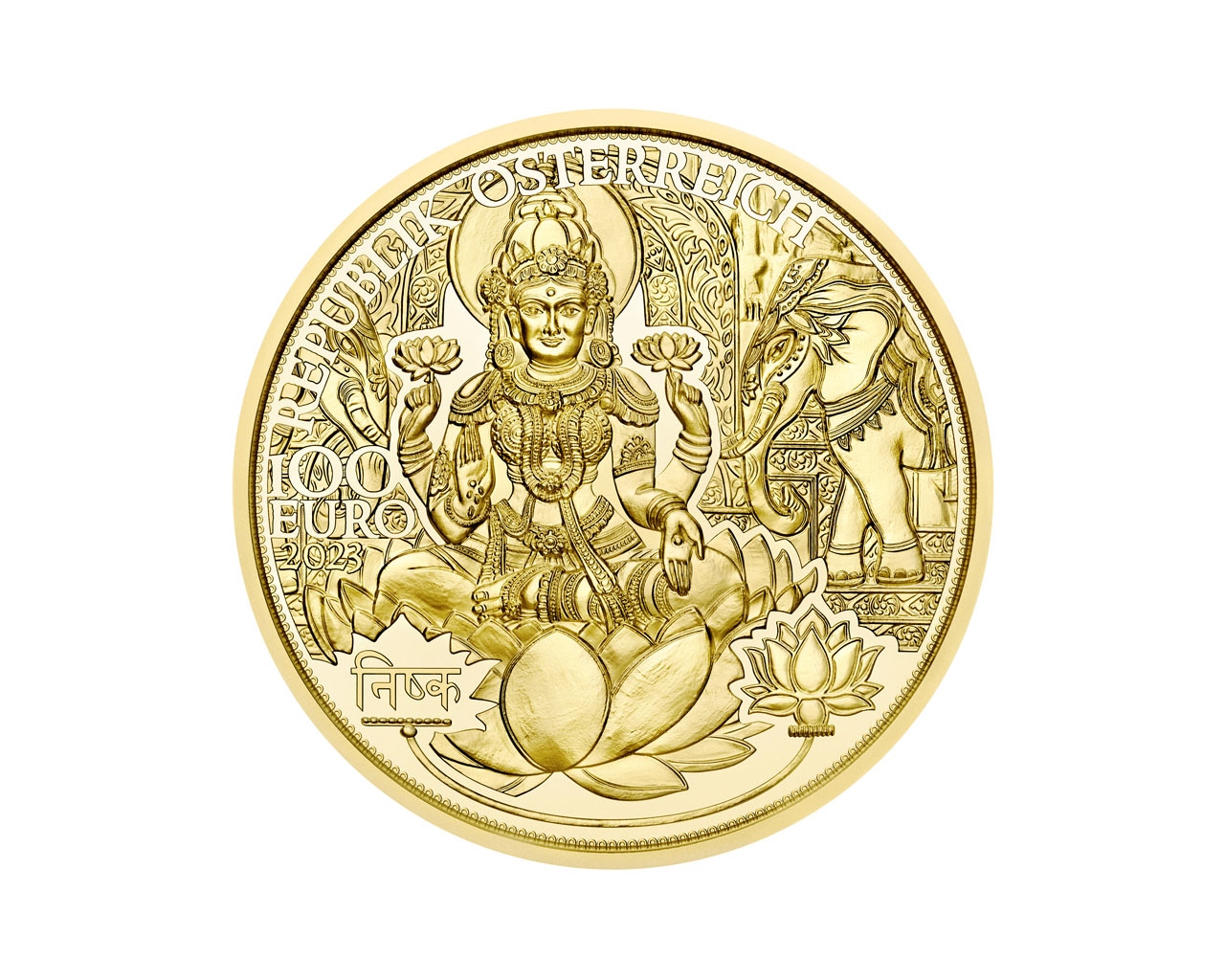 Złota moneta The Magic Of Gold - Złoto Indii 1/2oz - Proof
