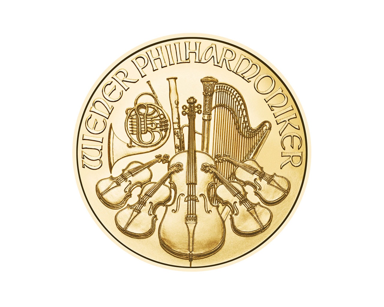 Złota moneta Filharmonik Wiedeński 1oz - 2024/2025r