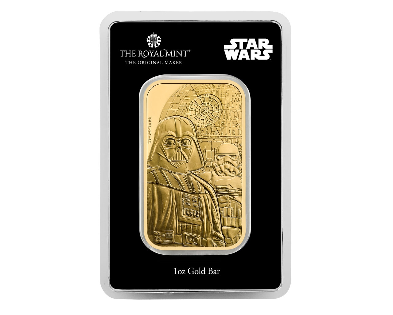 The Royal Mint - Złota Sztabka Star Wars Dark Side - 1oz