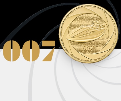 Moneta bulionowa z filmu James Bond